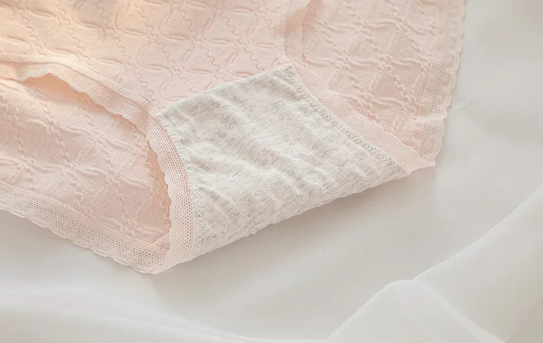 Fashion 5Pcs/set Cotton Underwear Women Seamless Panties Lovely Girl Briefs Plus Size Breathable Underpants Female Sexy Lingerie